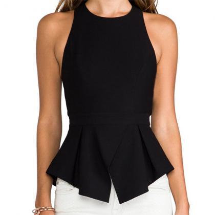 Stylish Cut Out Back Top